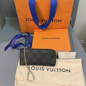 Louis Vuitton key pouch with original box and bag included